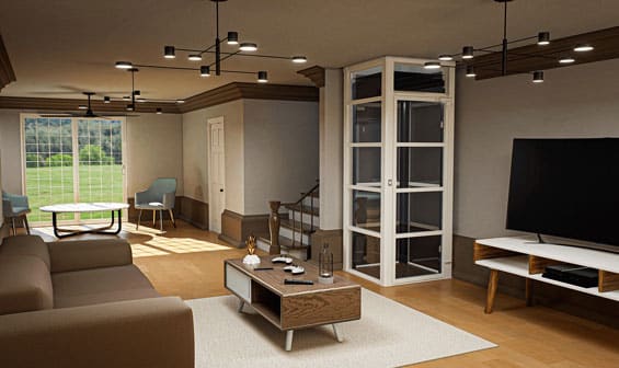 Square Residential Elevators Home